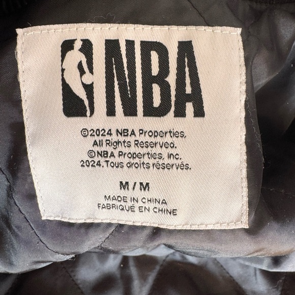 CHICAGO BULLS Varsity Jacket | Black | Men’s Medium | Vintage First Season - Picture 9 of 10